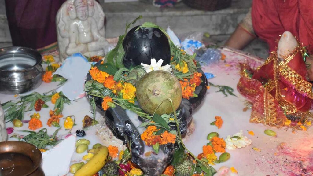 नर्मदेश्वर शिवलिंग पूजन