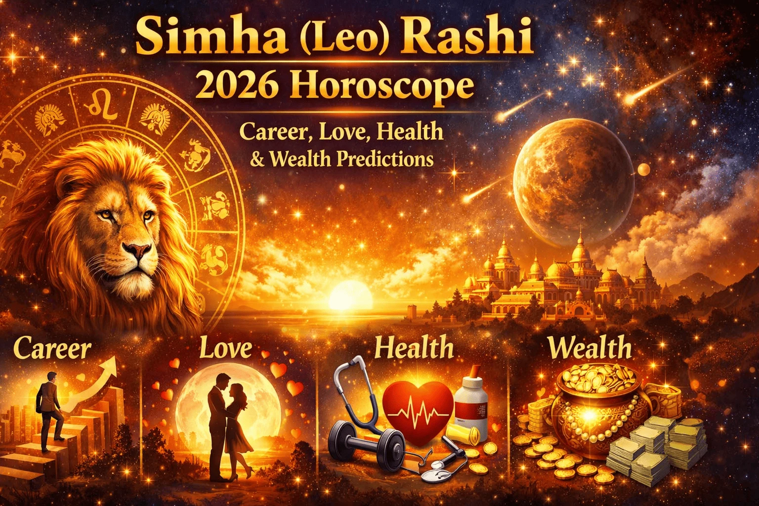 Simona Rashi Simha (Leo) Rashi 2026 Horoscope: Career, Love & Wealth