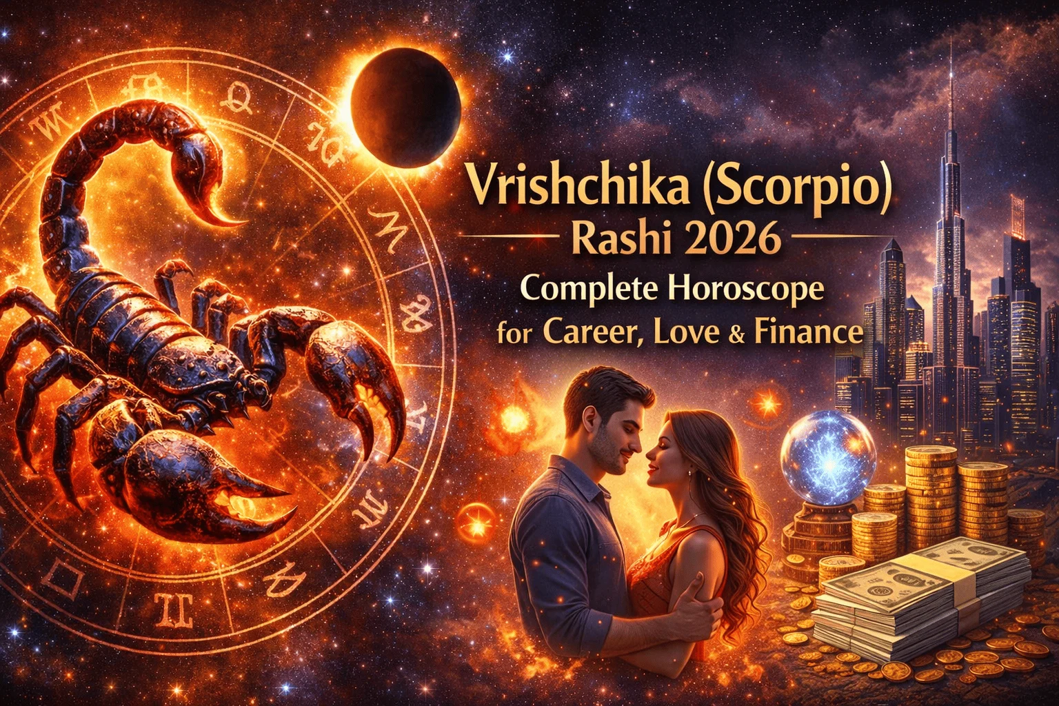 Scopio Rashi Vrishchika Rashi 2026: Career, Love & Finance